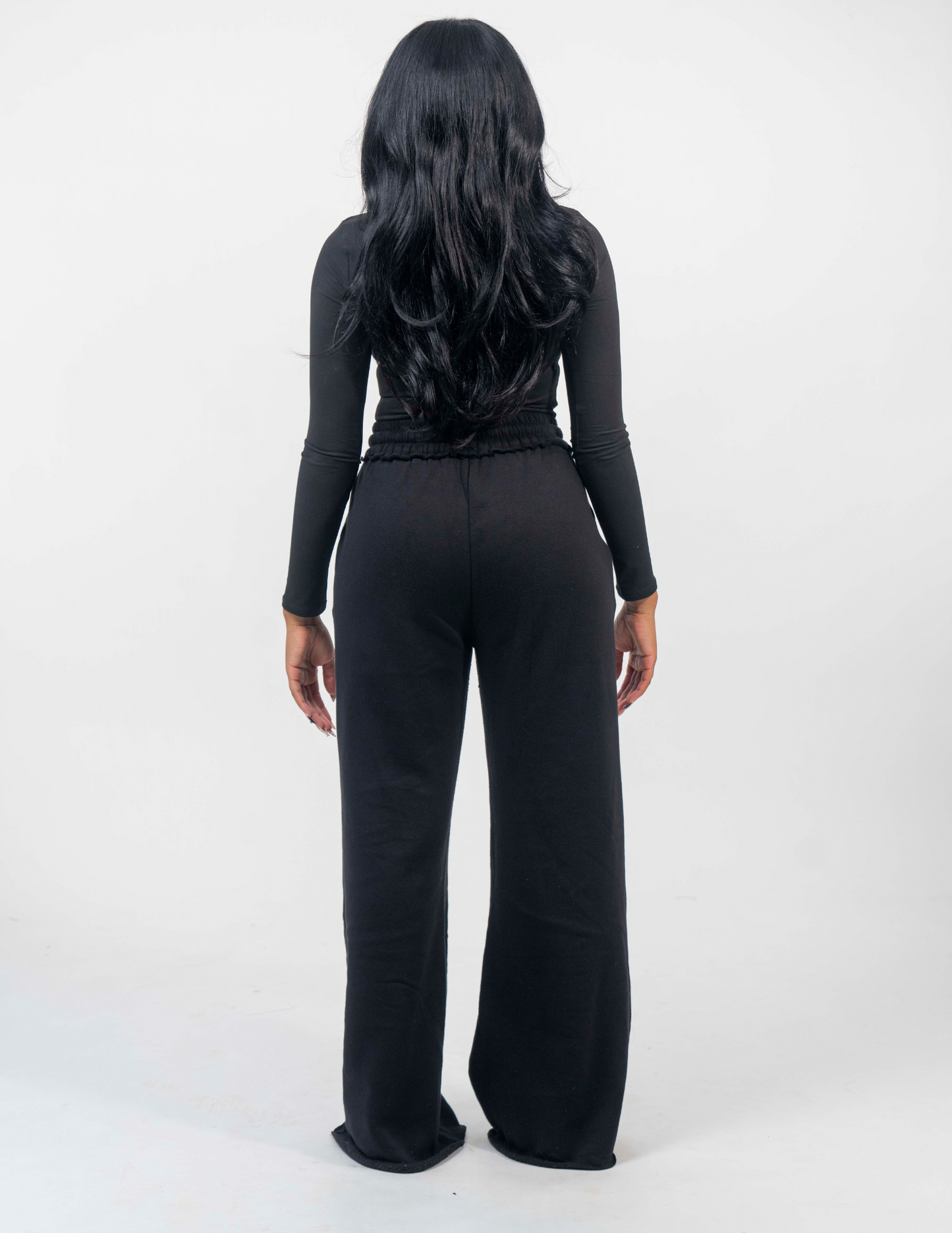 "Noir Luxe Lounge" Sweatpants