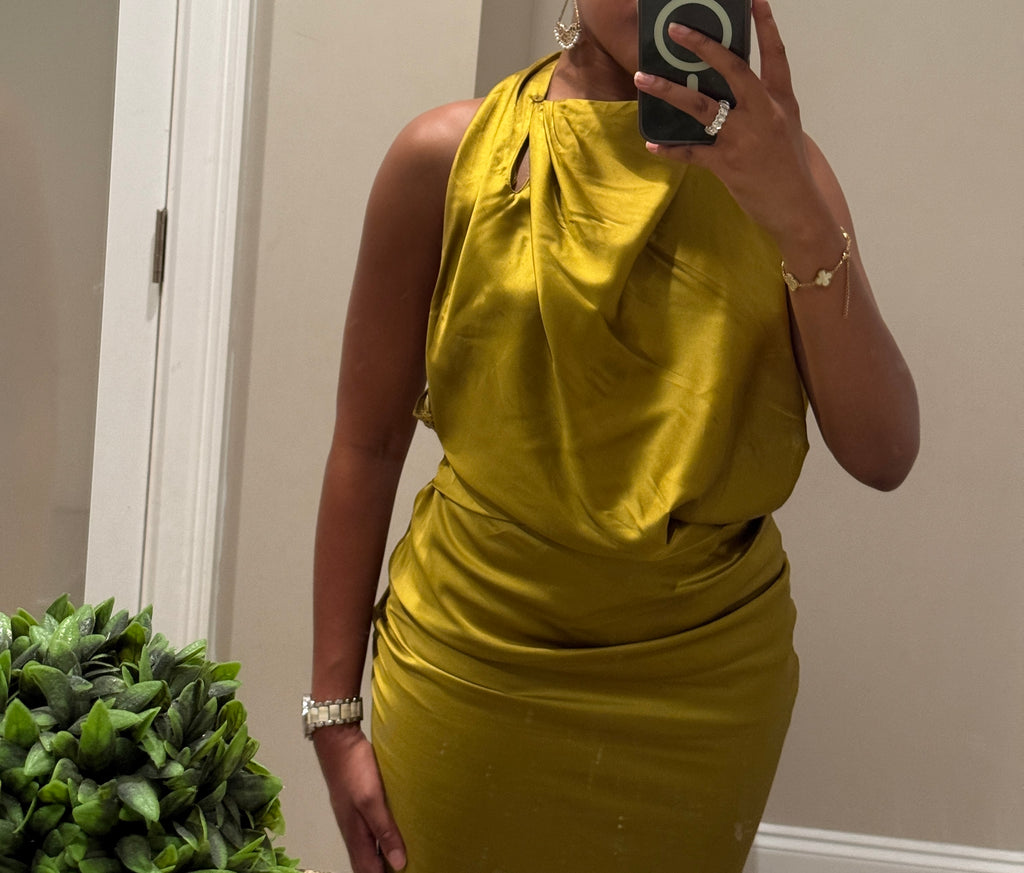 “UNMATCHED” Satin dress
