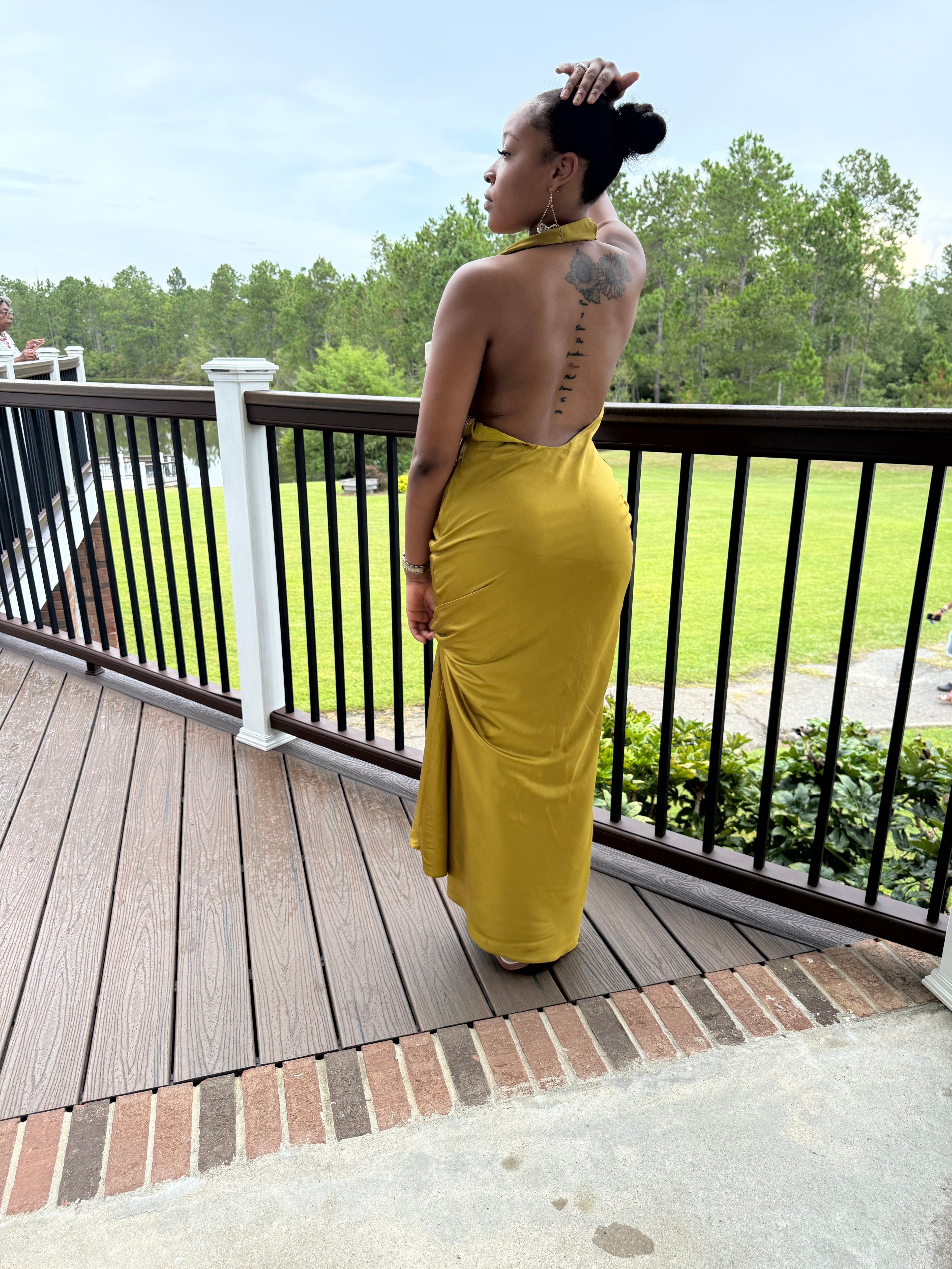“UNMATCHED” Satin dress